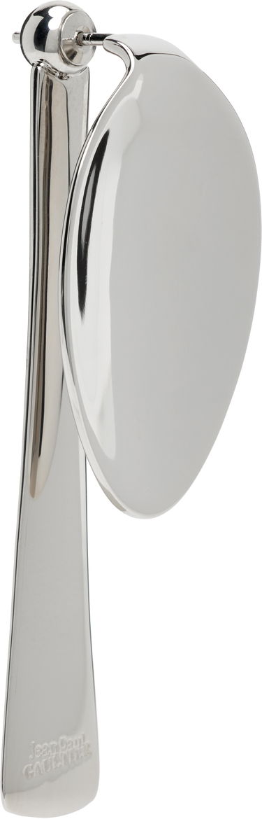 Naušnice Jean Paul Gaultier Jean Paul Gaultier 'The Cutlery' Silver-Tone Single Earring Metalik | 25/03-W-JW018-X053-91, 1