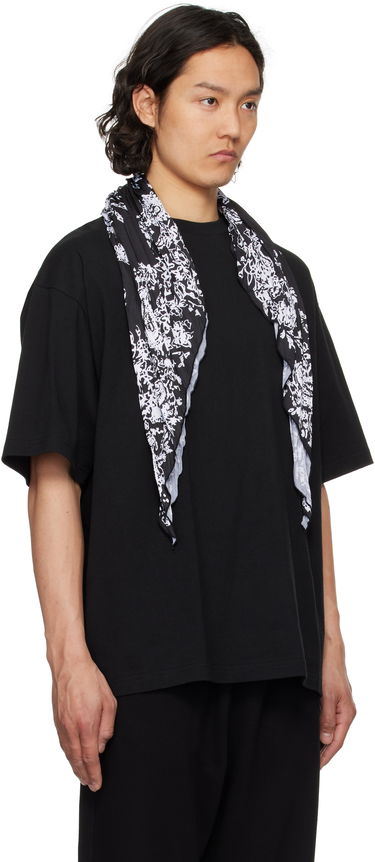 Majica kratkih rukava We11done We11done Wrinkled Muffler T-Shirt Crna | WD-TT1-25-732-U-BK, 1