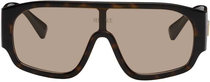 Sunčane naočale Versace Shield Sunglasses Smeđa | 0VE4439 8056597785297, 0