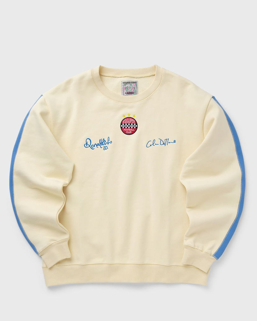 Dukserice KidSuper KidSuper Studios X Ronaldinho Crewneck Sweatshirt L Bež | AW24-FLCTP-01