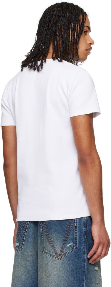 Majica kratkih rukava Off-White Off-White Stamp Rib T-Shirt Bijela | OMUY007C99JER0010110, 2