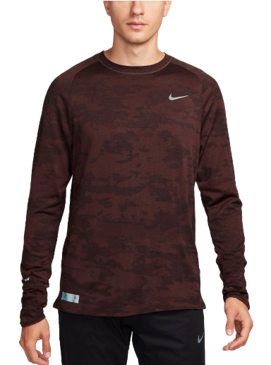 Majica kratkih rukava Nike M NK TFADV RUN DVN LS Tamnocrvena | fb8538-227