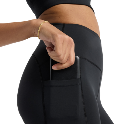 Tajice New Balance New Balance Sleek Pocket High Rise Legging 25" Crna | wp5126-8bk, 2