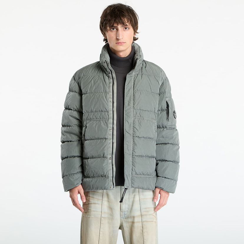 Pernata jakna C.P. Company Chrome-R Down Jacket Gunmetal Grey Siva | 19CMOW012A005904G-921