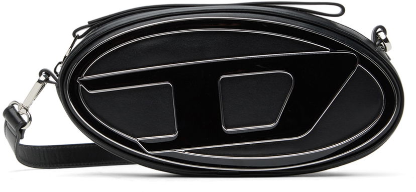 Torba za rame Diesel 1DR Oval D Pouch Crna | X08754 PR818