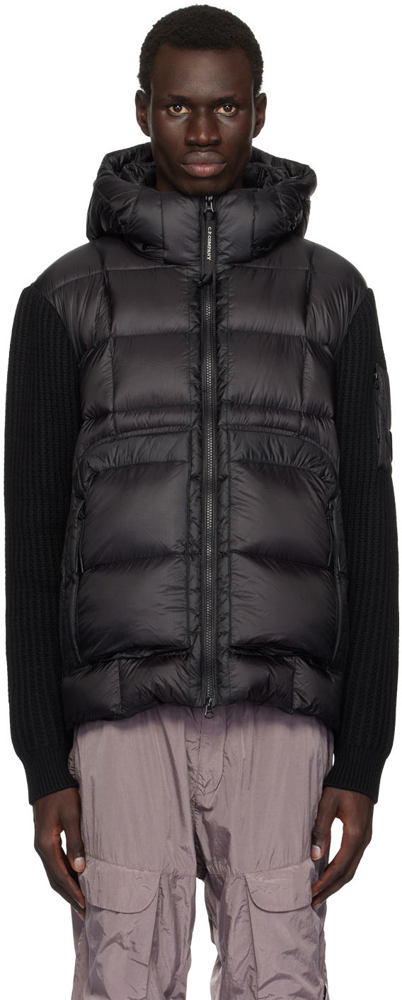 Pernata jakna C.P. Company Merino Wool Down Jacket Crna | 17CMKN163A-006390M, 0