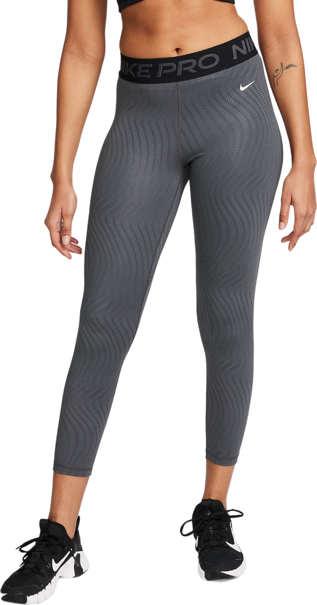 Tajice Nike NP DF MR 7/8 TIGHT AOP Leggings Siva | fn4154-060