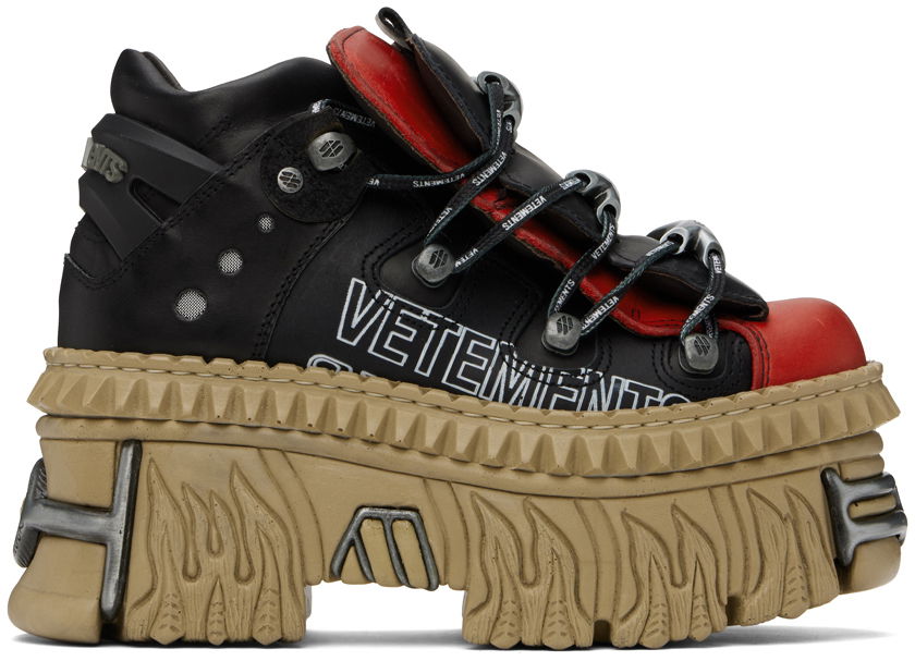 Tenisice i cipele VETEMENTS New Rock Edition Platform Sneakers Crvena | UA65SN100L, 0