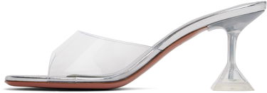 Njega cipela Amina Muaddi Amina Muaddi Lupita Glass Slipper 70 Heeled Sandals Metalik | LUPITA GLASS SLIPPER 70 PVC, 2