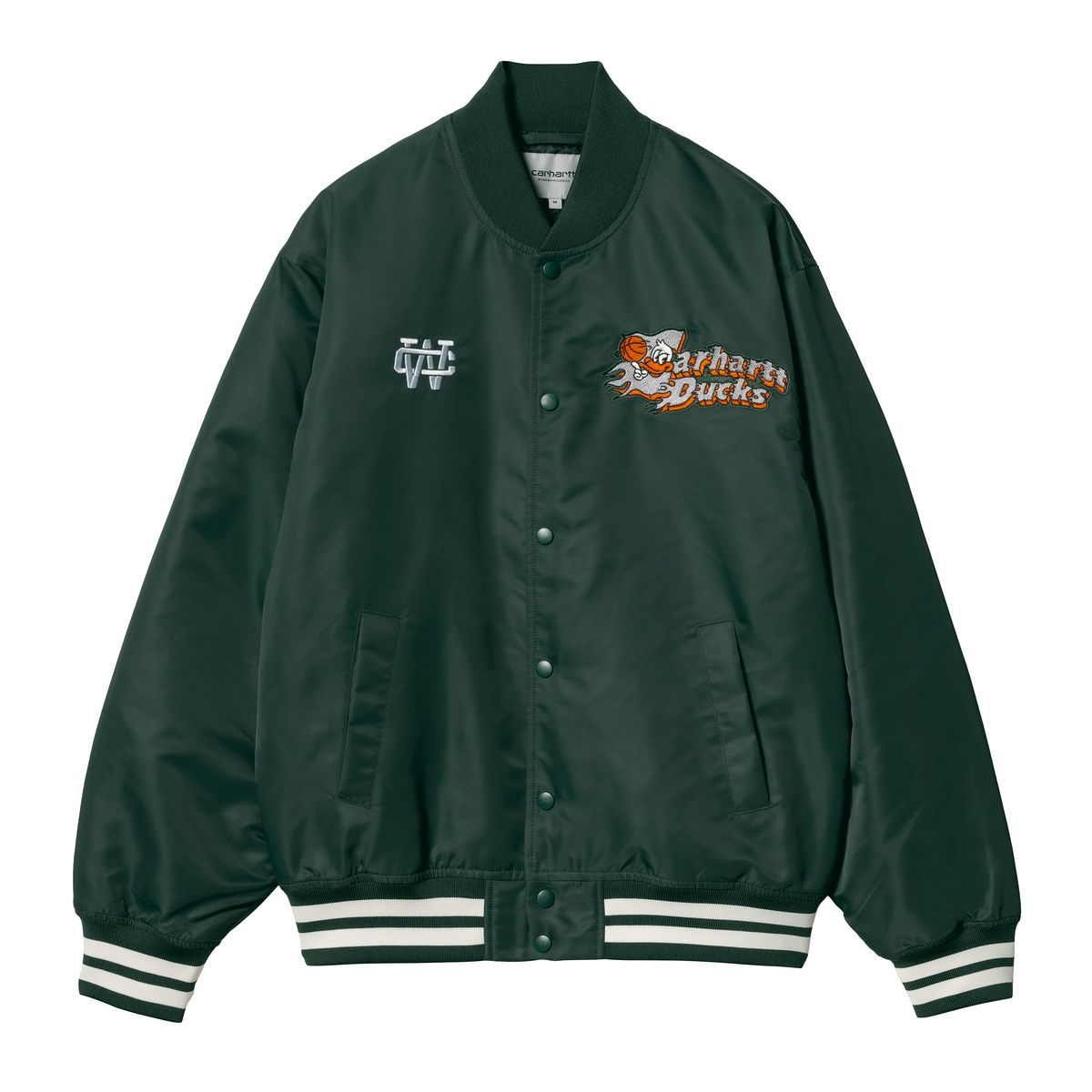 Bomber jakna Carhartt WIP Carhartt WIP Flaming Ducks Bomber Jacket Zelena | I034510_9, 0