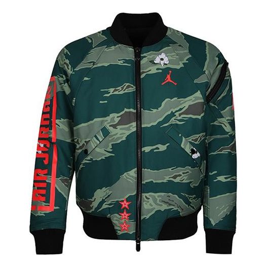 Bomber jakna Jordan Jordan City Of Flight Bomber Jacket Zelena | AT9006-010, 0