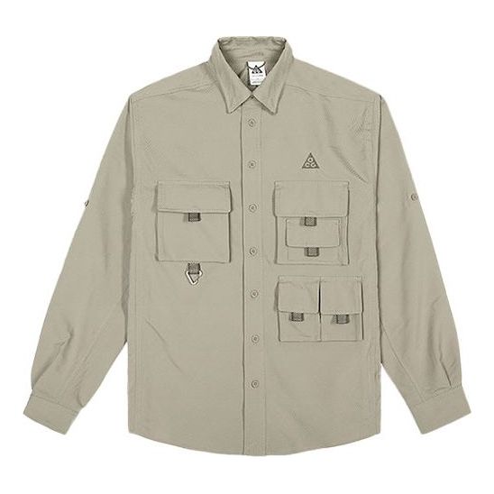 Košulja Nike ACG ACG Dri-FIT UV Trail Long Sleeve Shirt Bež | DB1014-087