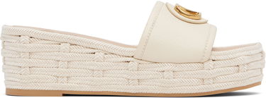 Njega cipela Valentino Valentino Garavani VLogo Signature Espadrille Wedge Sandals Bež | 6W0S0LY8DTW, 0