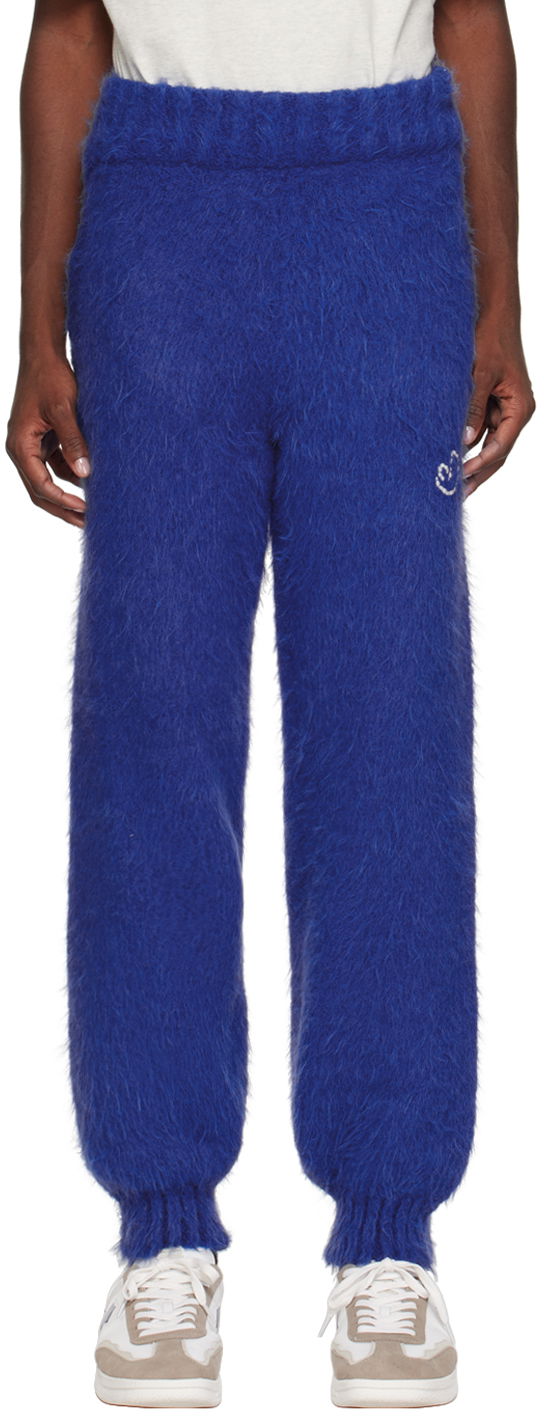 Trenirka ADER ERROR Distressed Sweatpants Plava | BMADFWBT0401BL