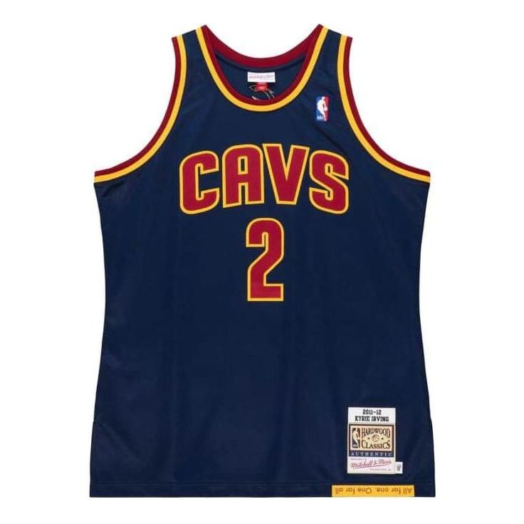 Dres Mitchell & Ness Authentic Kyrie Irving Cleveland Cavaliers Jersey Plava | AJY44482-CCA11KIRASBL