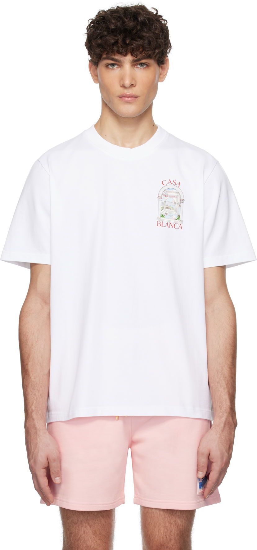 Majica kratkih rukava Casablanca 'Le Passage' Print T-Shirt Bijela | U-MPS25-JTS-001-07
