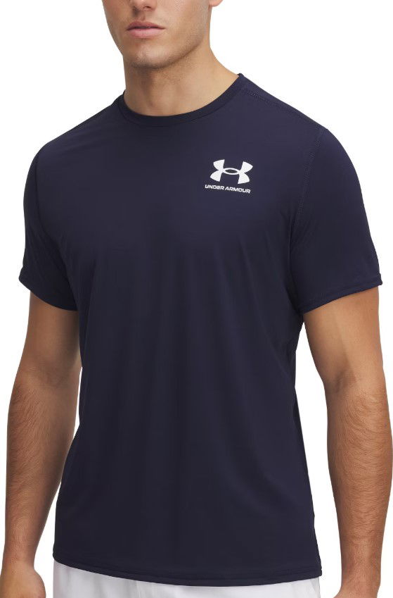 Majica kratkih rukava Under Armour HeatGear Fitted Short Sleeve T-Shirt Tamnoplava | 6000939-410