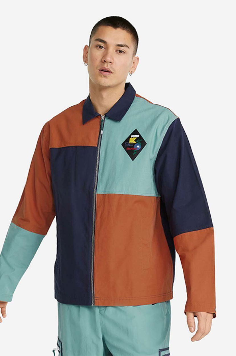 Vjetrovka Puma x Butter Goods Windbreaker Smeđa | 534056.84