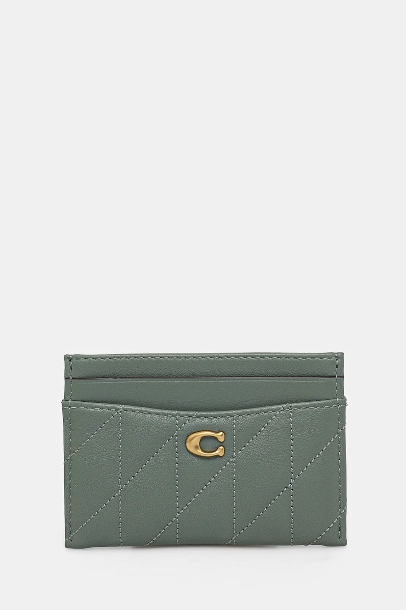 Novčanik Coach Coach Essential Card Case Zelena | CM434