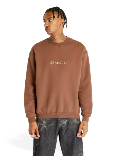Dukserice Pleasures Recipe Crewneck Brown Smeđa | P23F021 BROWN