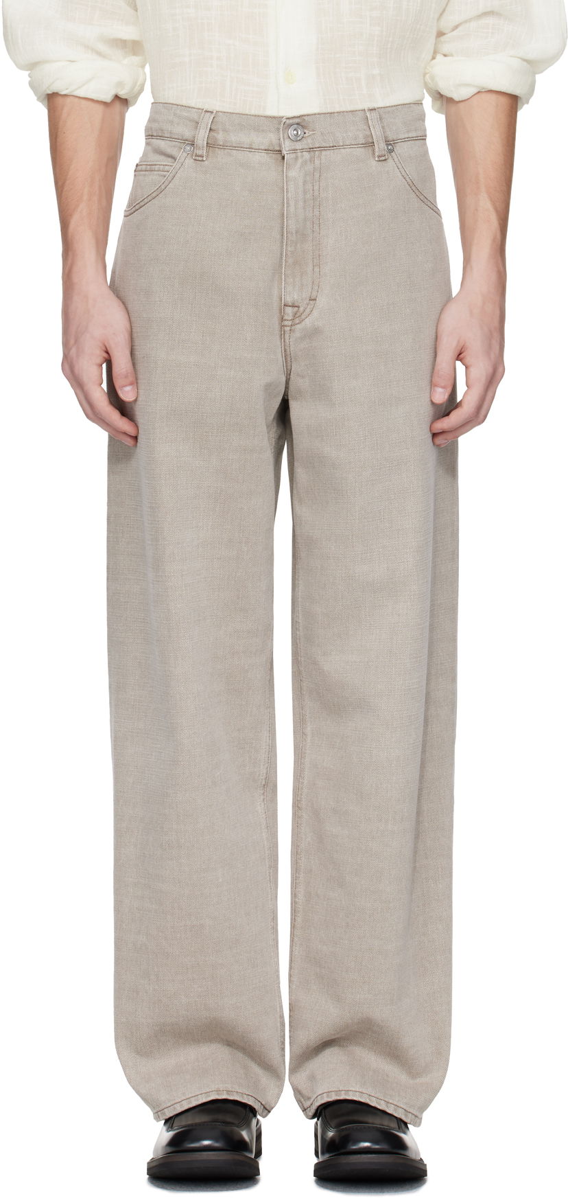 Jeans OUR LEGACY OUR LEGACY Vast Cut Jeans Bež | M2255VV