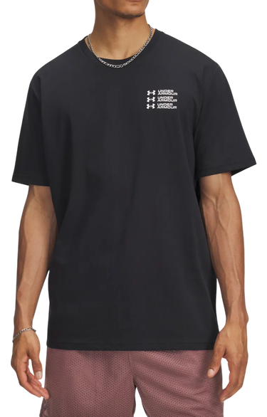 Majica kratkih rukava Under Armour UA Triple Stack Logo Short Sleeve T-Shirt Crna | 6004173-001, 0