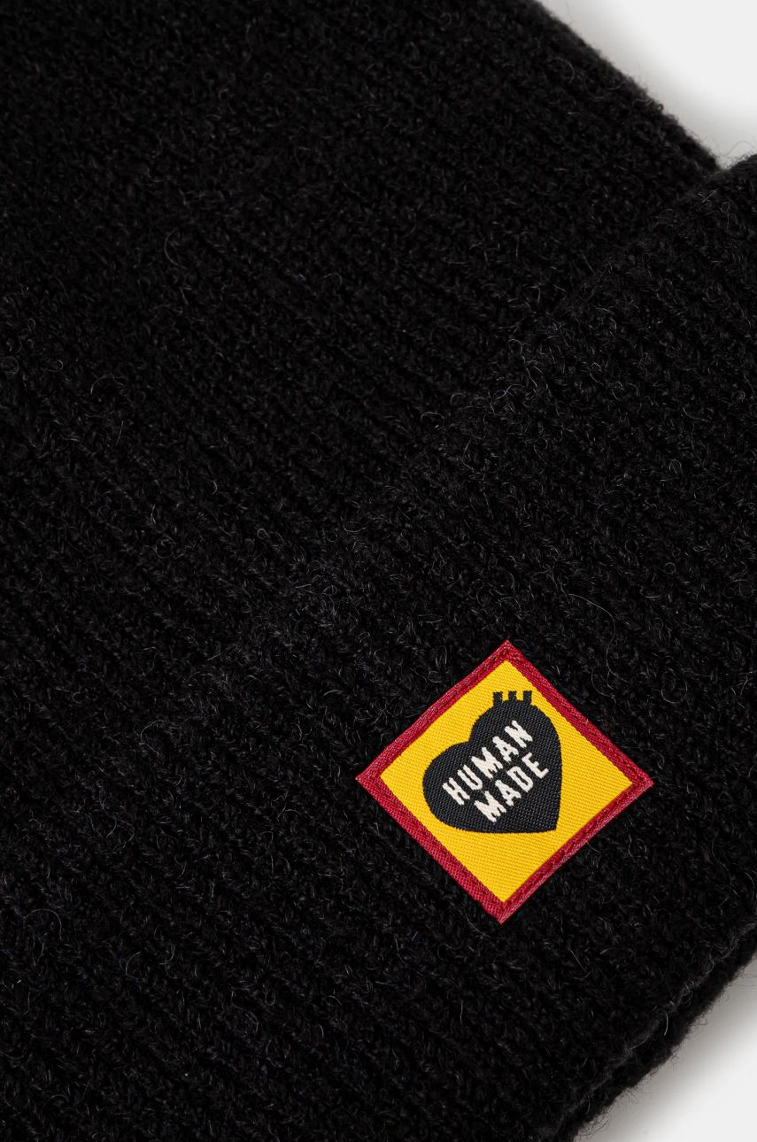 Kapica Human Made Big Beanie Knitted Hat Crna | HM28GD026, 1