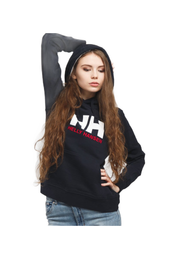 Dukserice Helly Hansen Logo Hoodie Tamnoplava | 33978