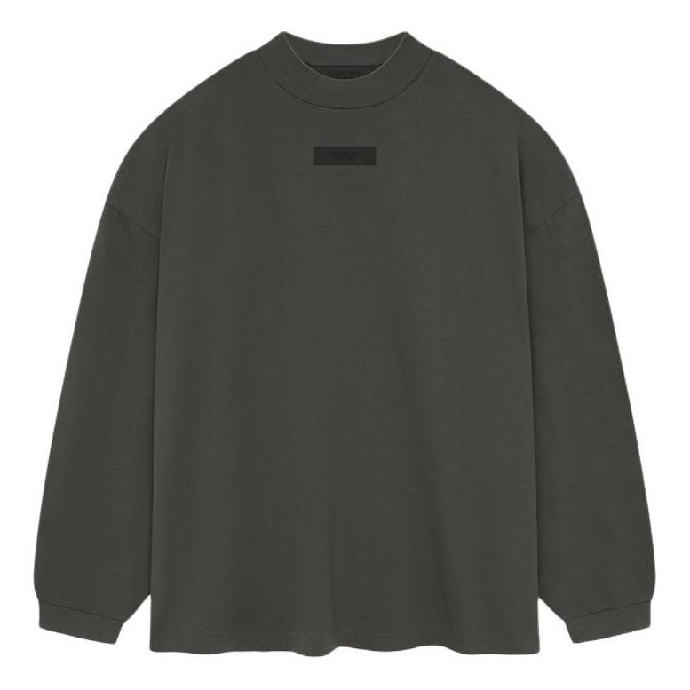 Dukserice Fear of God Essentials Long-Sleeve Tee Siva | 125SP244200F