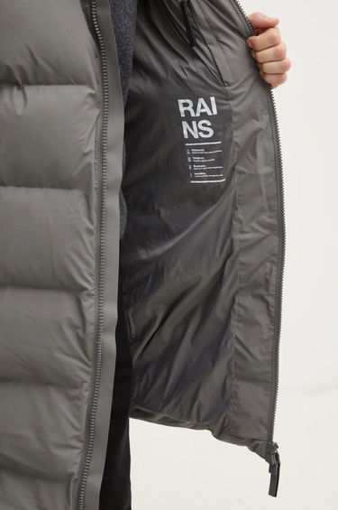 Pernata jakna Rains Long Puffer Down Jacket Siva | 15130.13, 9