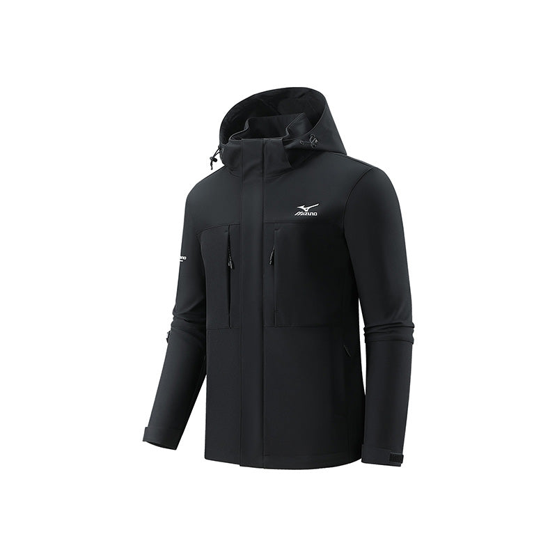 Vjetrovka Mizuno Men's Hooded Sport Jacket Crna | A2CC3502