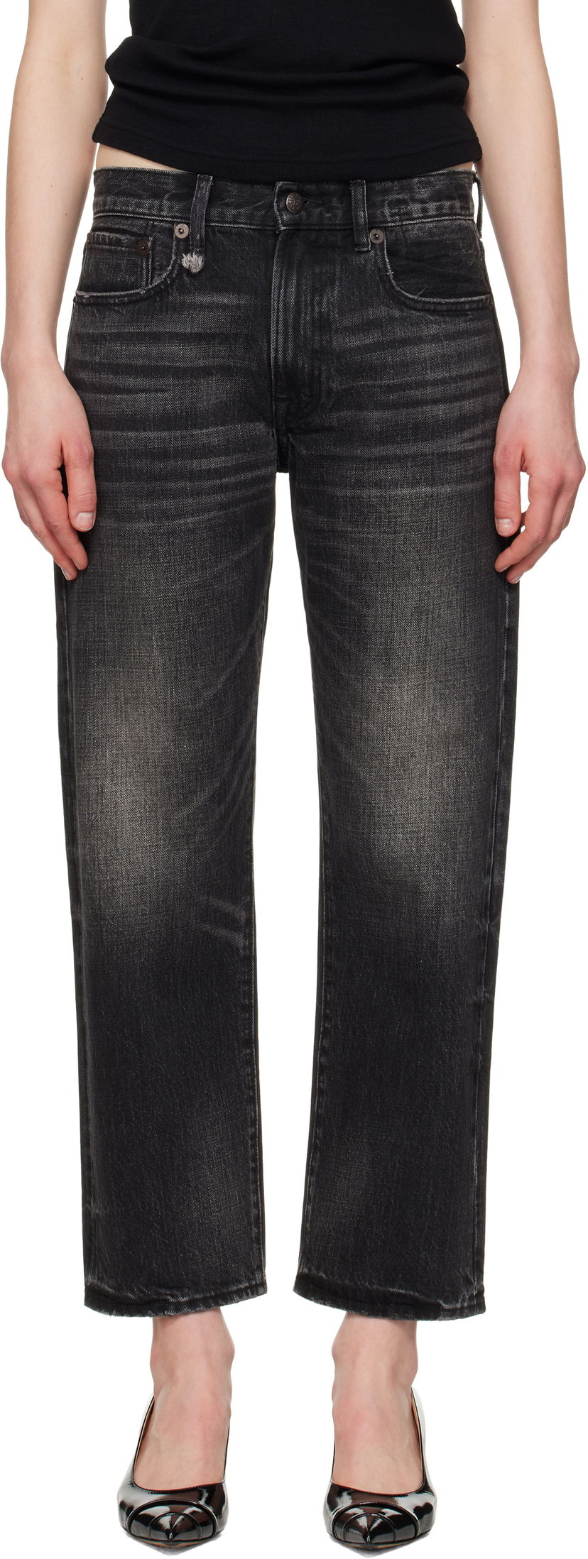 Jeans R13 R13 Romeo Jeans Crna | R13WD103-D175A