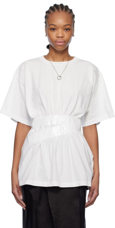 Majica kratkih rukava Maison Margiela MM6 Maison Margiela Taped Jersey T-Shirt Bijela | S52GC0335 M20048, 0