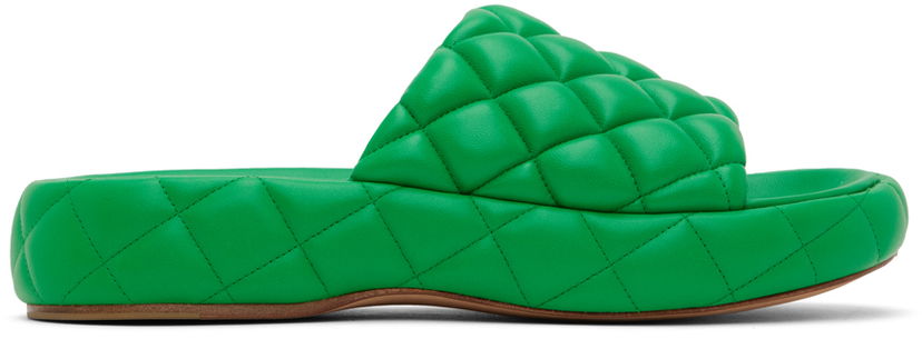 Tenisice i cipele Bottega Veneta Bottega Veneta Padded Sandals Zelena | 708885 VBRR0