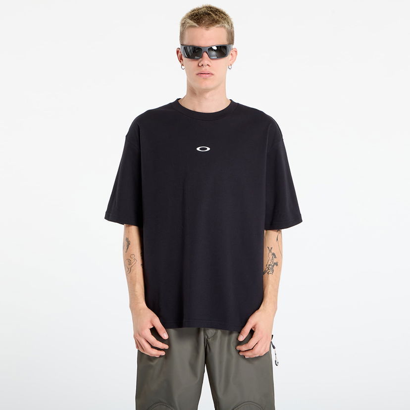 Majica kratkih rukava OAKLEY Enhance QDC Grip 4.0 Short Sleeve T-Shirt Crna | FOA407663-02E
