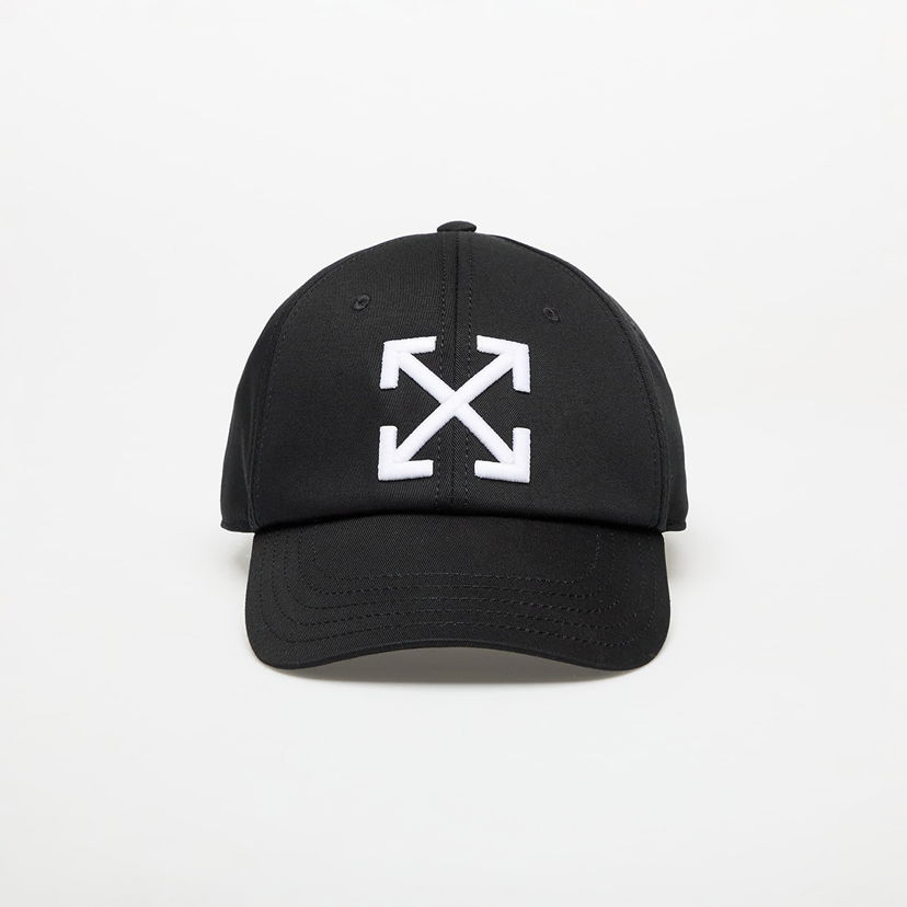 Kapa Off-White Black Drill Baseball Cap with Arrow Logo Crna | OMLA049C99FAB0021001