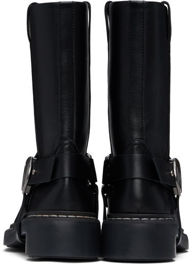 Odjeća Marine Serre Marine Serre MS Moto Leather Boots Crna | WFW045A RLEA0017, 1