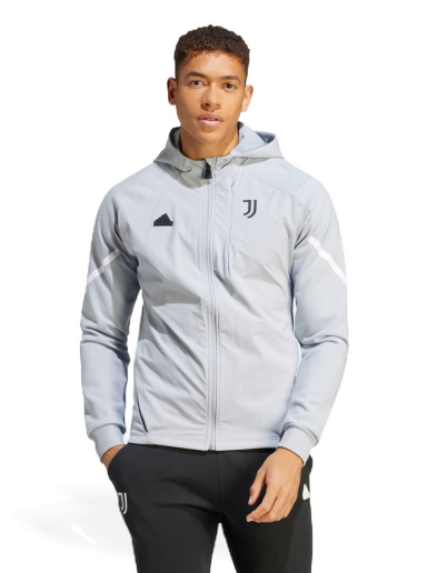 Dukserice adidas Originals Juventus Designed for Gameday Full-Zip Siva | HZ4982