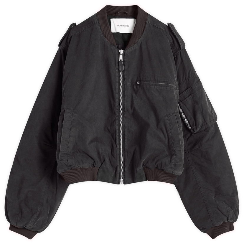 Bomber jakna Entire Studios A-4 Bomber Jacket Crna | ES2452IR