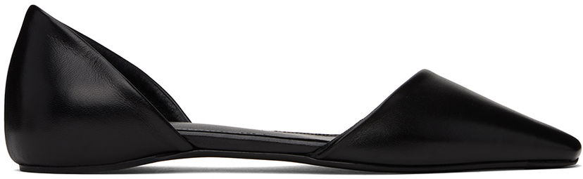 Tenisice i cipele TOTEME Asymmetric Ballerina Flats Crna | 241-WAS1076-LE0046