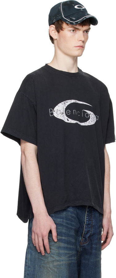 Majica kratkih rukava Balenciaga Balenciaga Logo T-Shirt Crna | 826346TSVE99374, 3