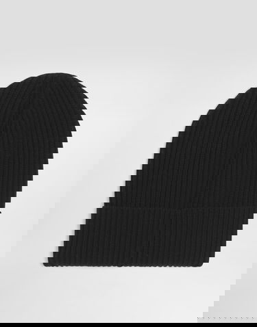 Kapica Dolce & Gabbana Dolce & Gabbana Knitted Wool and Cashmere Beanie Crna | FXQ19TJGME5N0000, 0