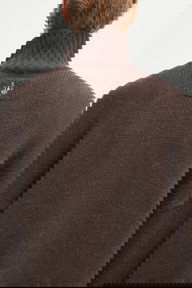 Džemper JW Anderson JW Anderson Two Tone Patch Pocket Turtleneck Sweater Višebojno | KW1402.YN0367, 4
