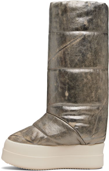 Tenisice i cipele Rick Owens DRKSHDW Concordians Mega Bumper Knee High Lunar Boots Metalik | DS02E7833 DPF, 2