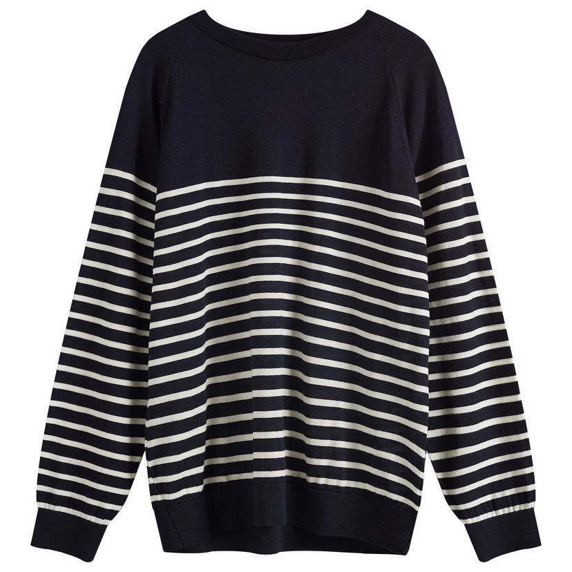 Džemper YMC Suedehead Knit Sweater Plava | P8WMD-40
