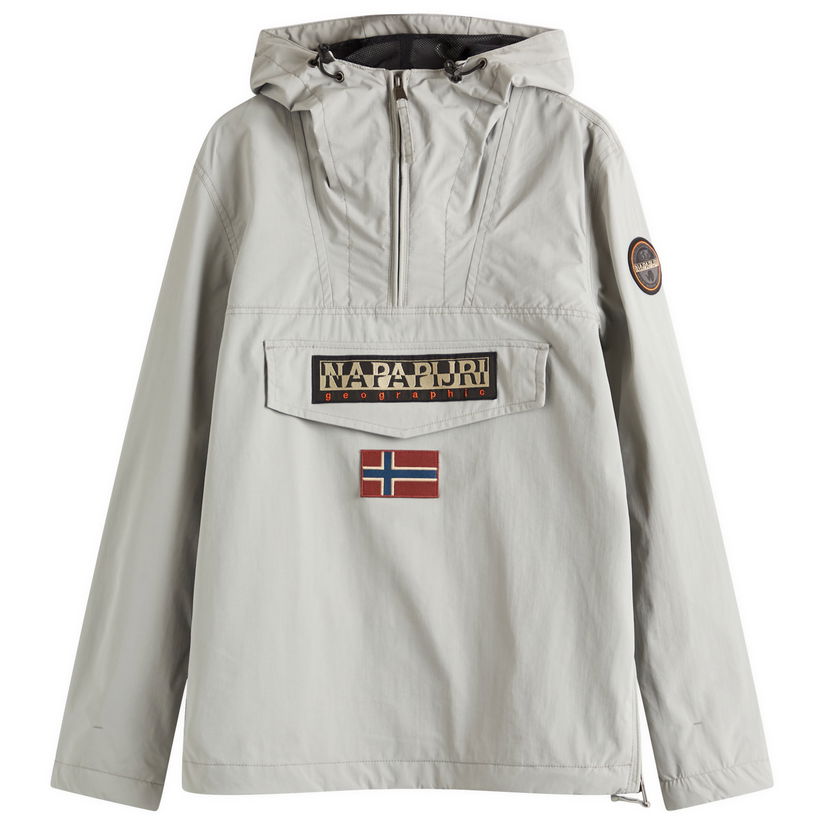 Vjetrovka Napapijri Men's Rainforest Jacket, Size Large Siva | NP0A4G7DH621