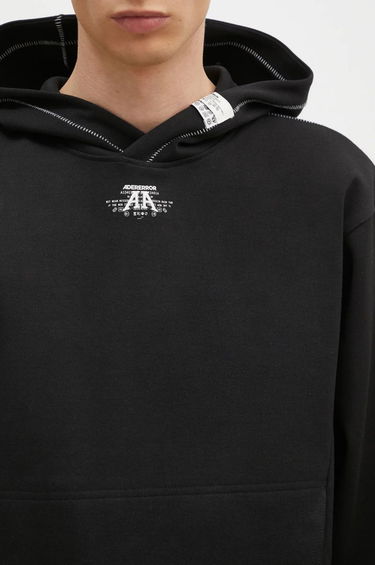 Dukserice ADER ERROR Black Smooth Hoodie Crna | BN01SSHD0102, 3