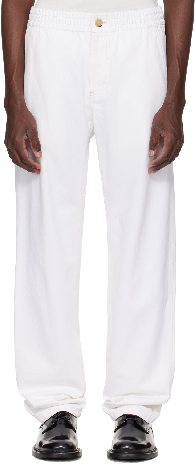 Hlače A.P.C. A.P.C. Chuck Trousers Bijela | COGZV-H08408