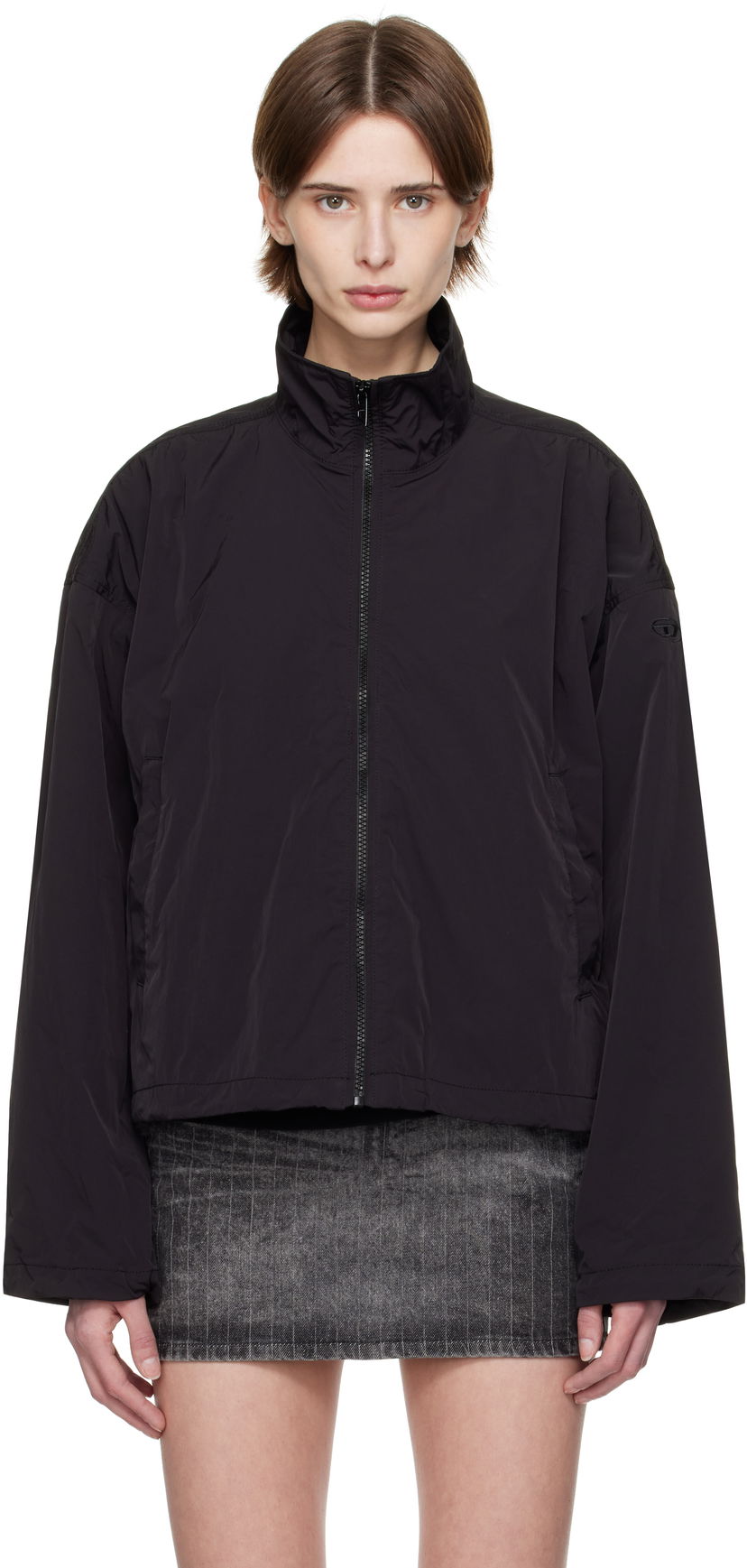 Vjetrovka Diesel G-Leam Zip-Up Jacket Crna | A16815 0AKAD