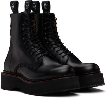Odjeća R13 R13 Single Stack Boots Crna | R13WS025-S001A, 3
